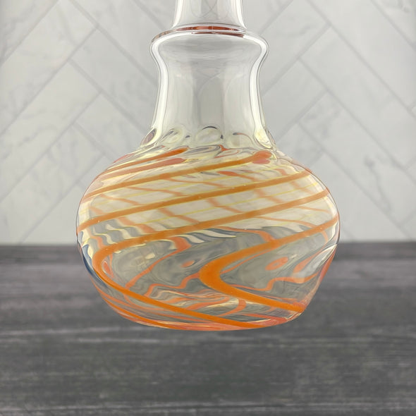 Orange Wigwag Vase