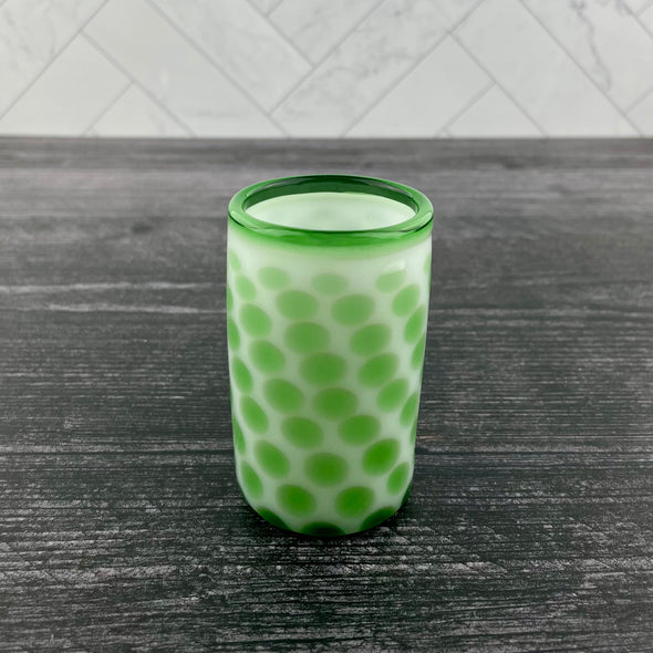 Green Dot Shot Glass
