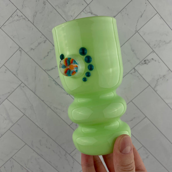Green Cup with Marble