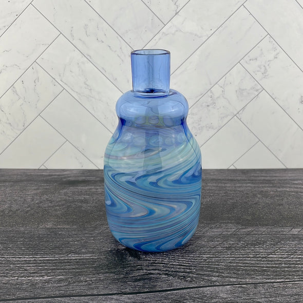 Brilliant Blue Oil Bottle