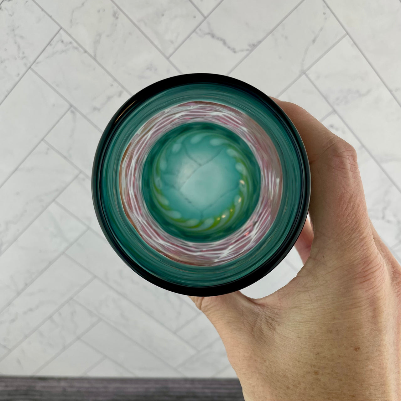 Green and Pink Cup
