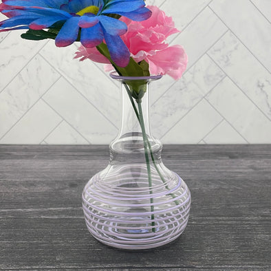 Purple Swirl Vase