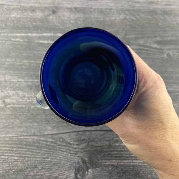 Cobalt Cup with Marble