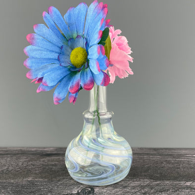 Periwinkle Wigwag Vase