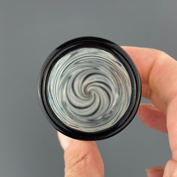 Black Swirls Shot Glass