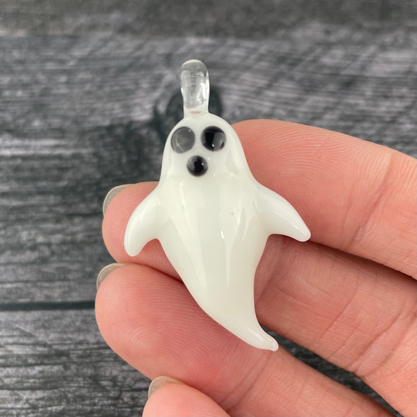 Glass Ghost Pendants