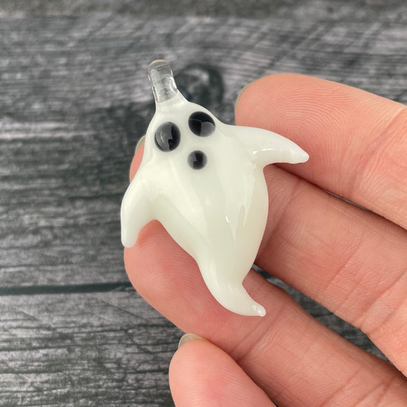 Glass Ghost Pendants