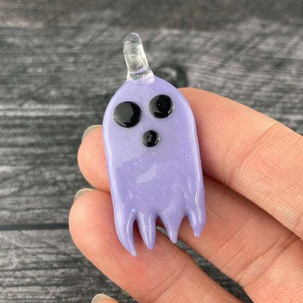 Glass Ghost Pendants