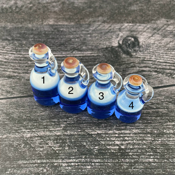 Mini Glass Potion Bottle