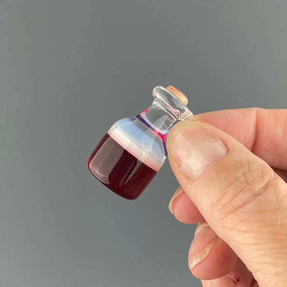 Mini Glass Potion Bottle