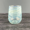 Clear and Stardust Stemless Wineglass