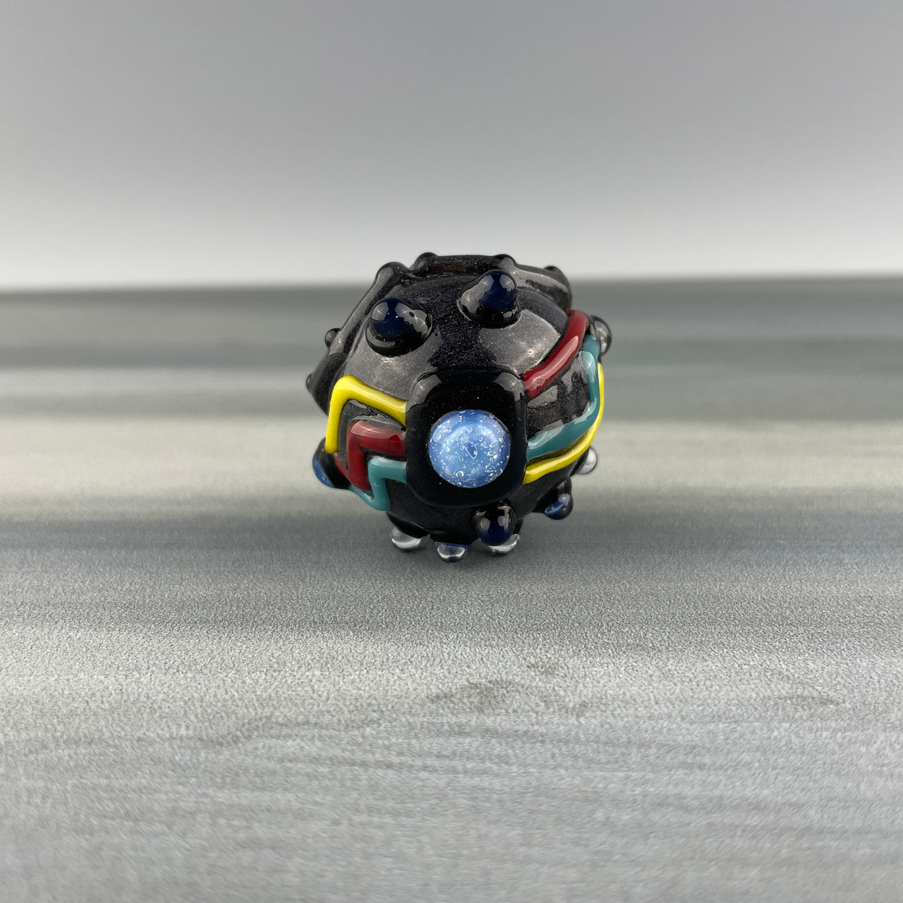 back of a robo glass eyeball