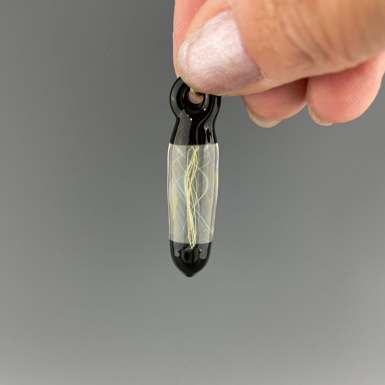 capsule glass pendant