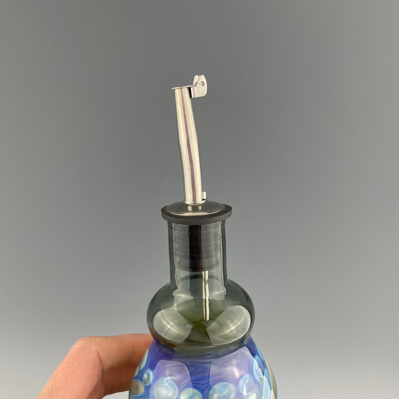 charcoal glass oil dispenser