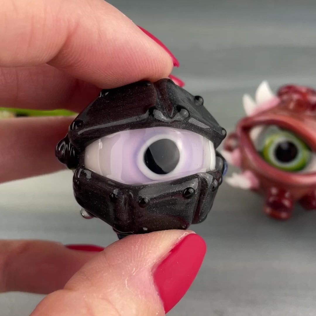 robo glass eyeball marble video