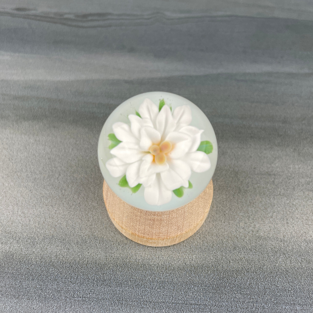 glass flower marble