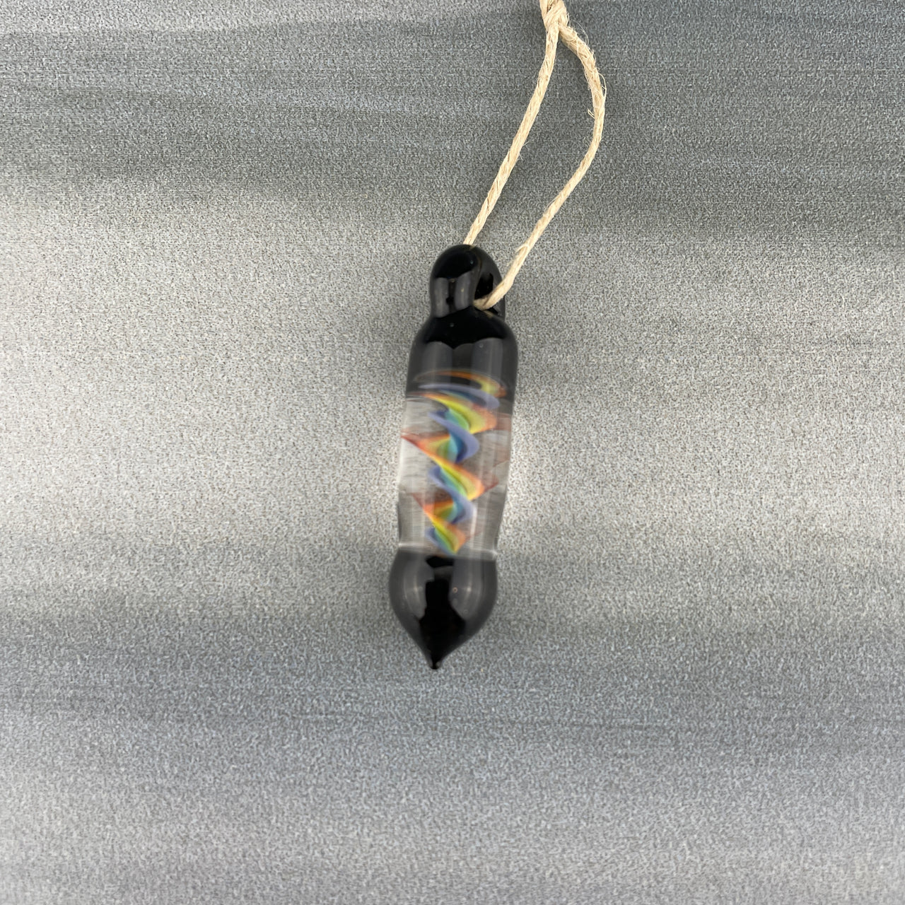 glass rainbow pendant