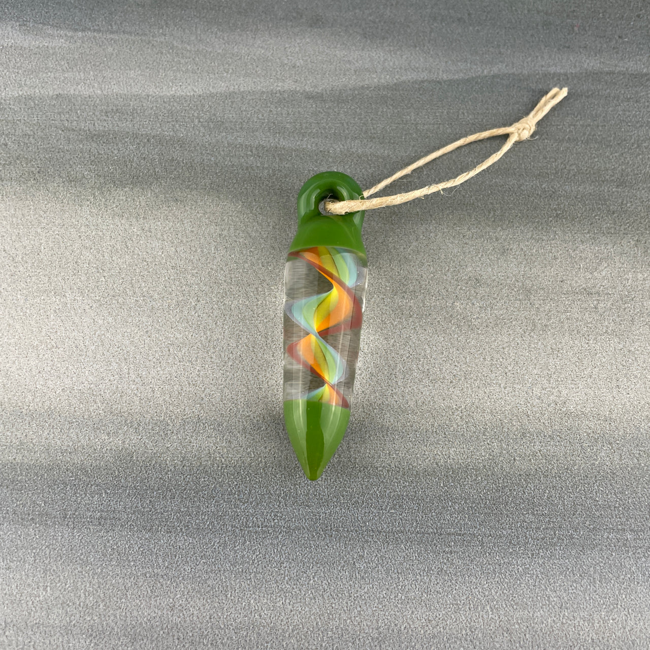 glass rainbow pendant