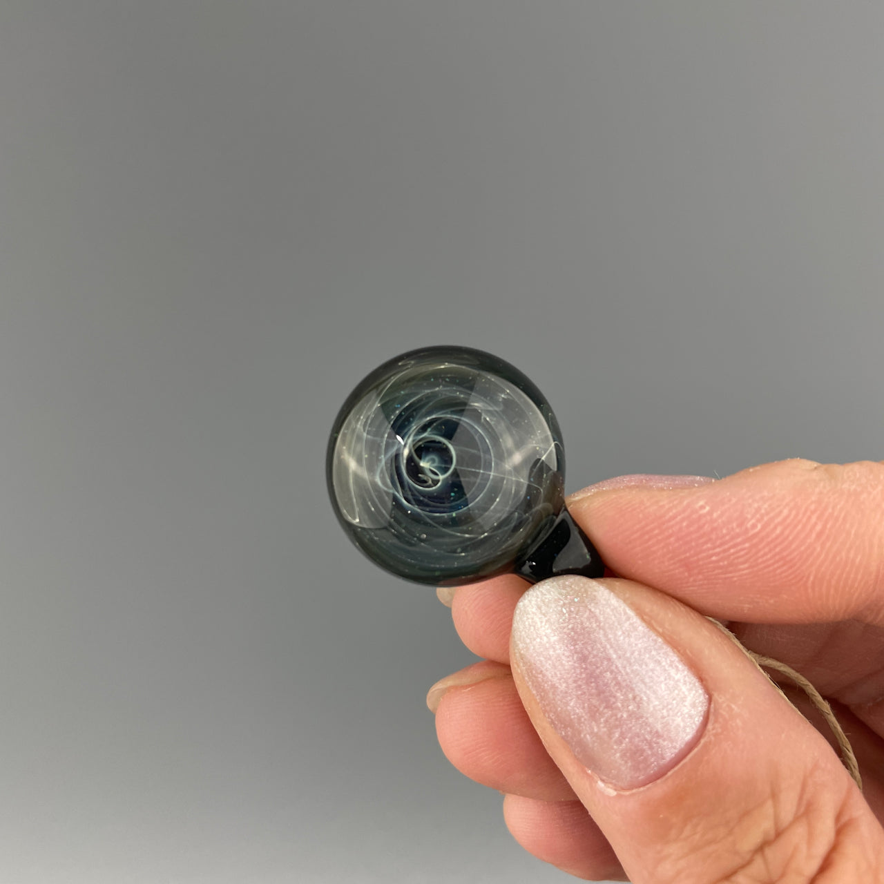 hand blown glass pendant