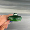 opal encased glass pendant